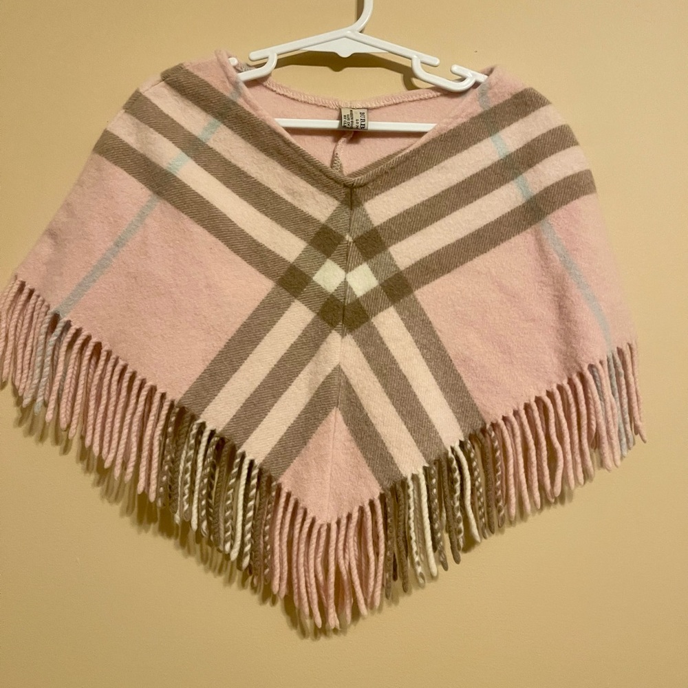 Burberry Cashmere Poncho- Girls Size 2T